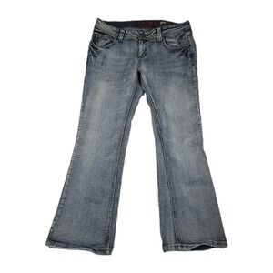 Bongo‎ Jeans Juniors Women's Size 13 Flirty Bootcut Light Wash Denim